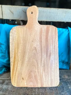 Picture of Vietnam style wooden chopping board ( 17 INCH by 10 inch) - Multicolor