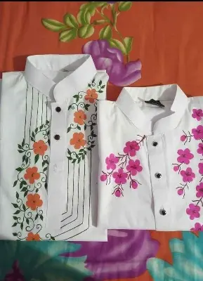 Picture of hand paint panjabi