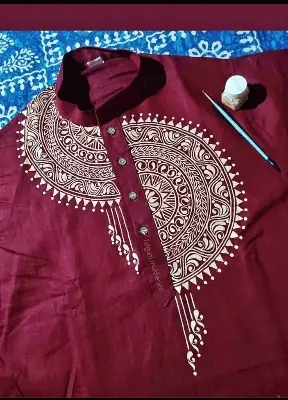 Picture of hand paint panjabi