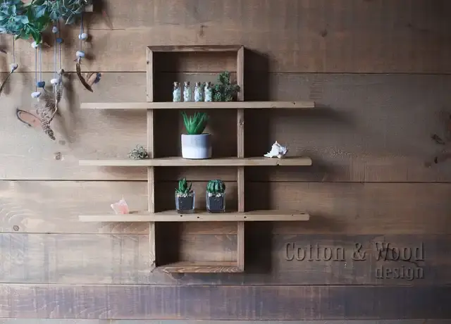 Picture of European Wooden Wall Hanging Rack for Room decoration - Multicolor