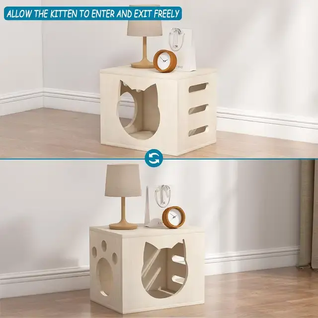 Picture of Wooden Cat home for Cat care - 4 kg