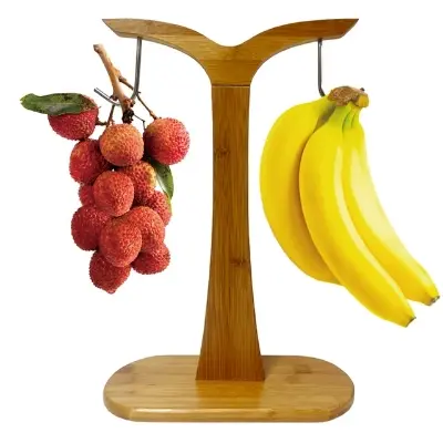 Picture of 2 in 1 smart fruit holder, banana stand holder with unique style - Multicolor