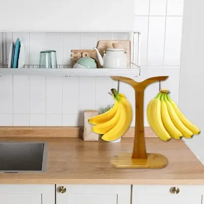 Picture of 2 in 1 smart fruit holder, banana stand holder with unique style - Multicolor
