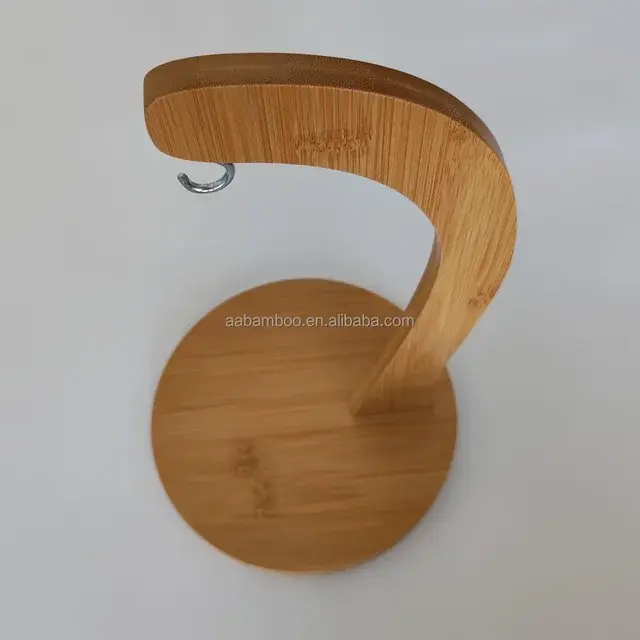 Picture of Wooden banana stand holder high quality wood for hotel, office and home - Multicolor