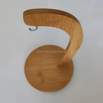Picture of Wooden banana stand holder high quality wood for hotel, office and home - Multicolor