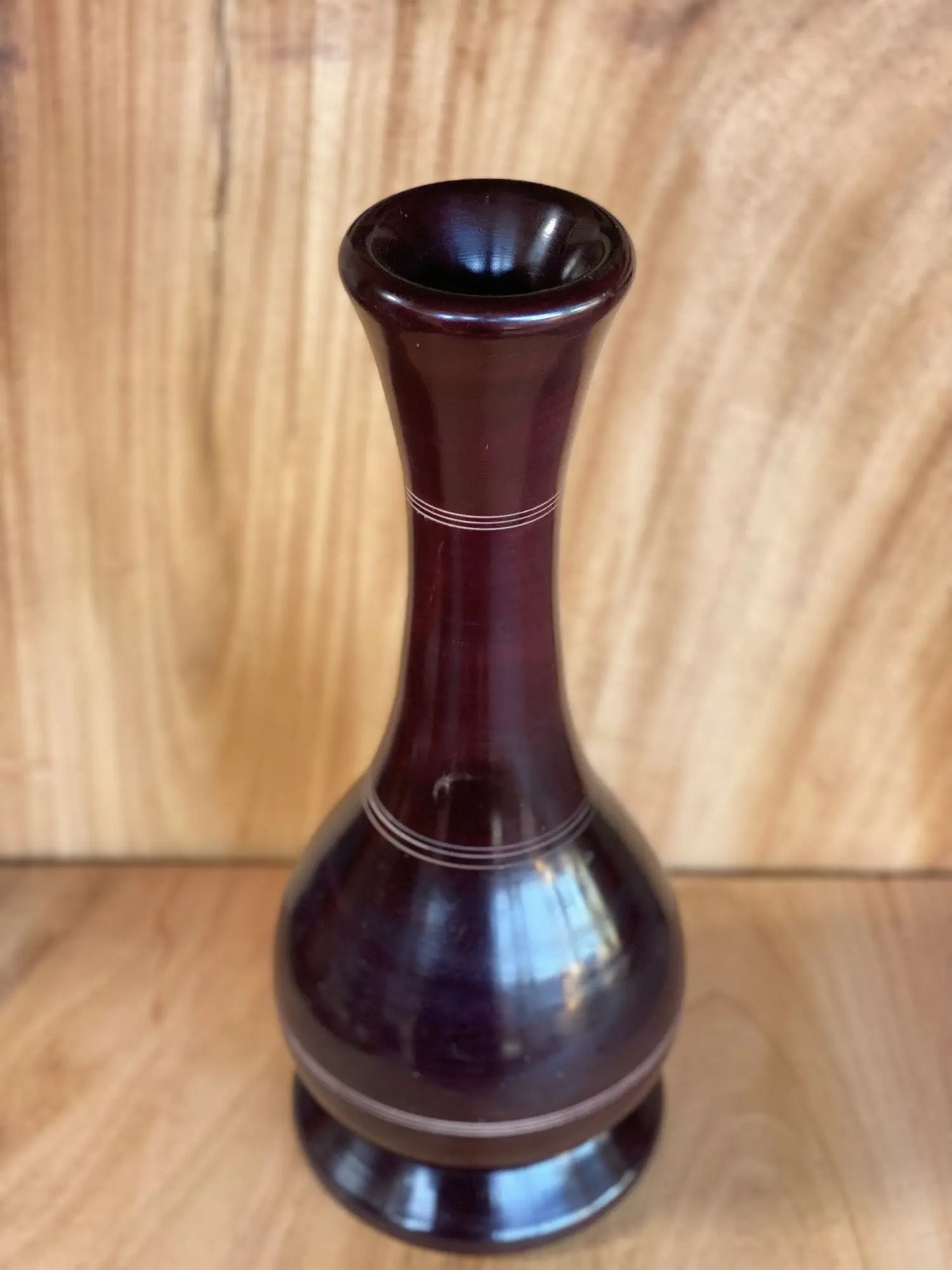 Picture of Wooden big size flower vase, flower holder for decoration ( 14 inch ) - Multicolor