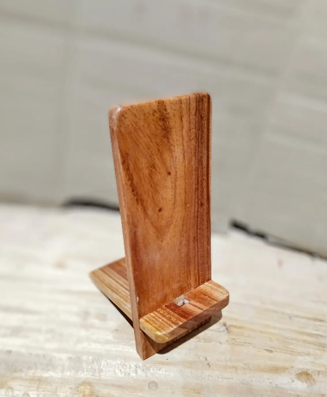 Picture of Wooden Phone Holder Stand Mobile Smartphone Support Tablet Stand-Multi design - Multicolor