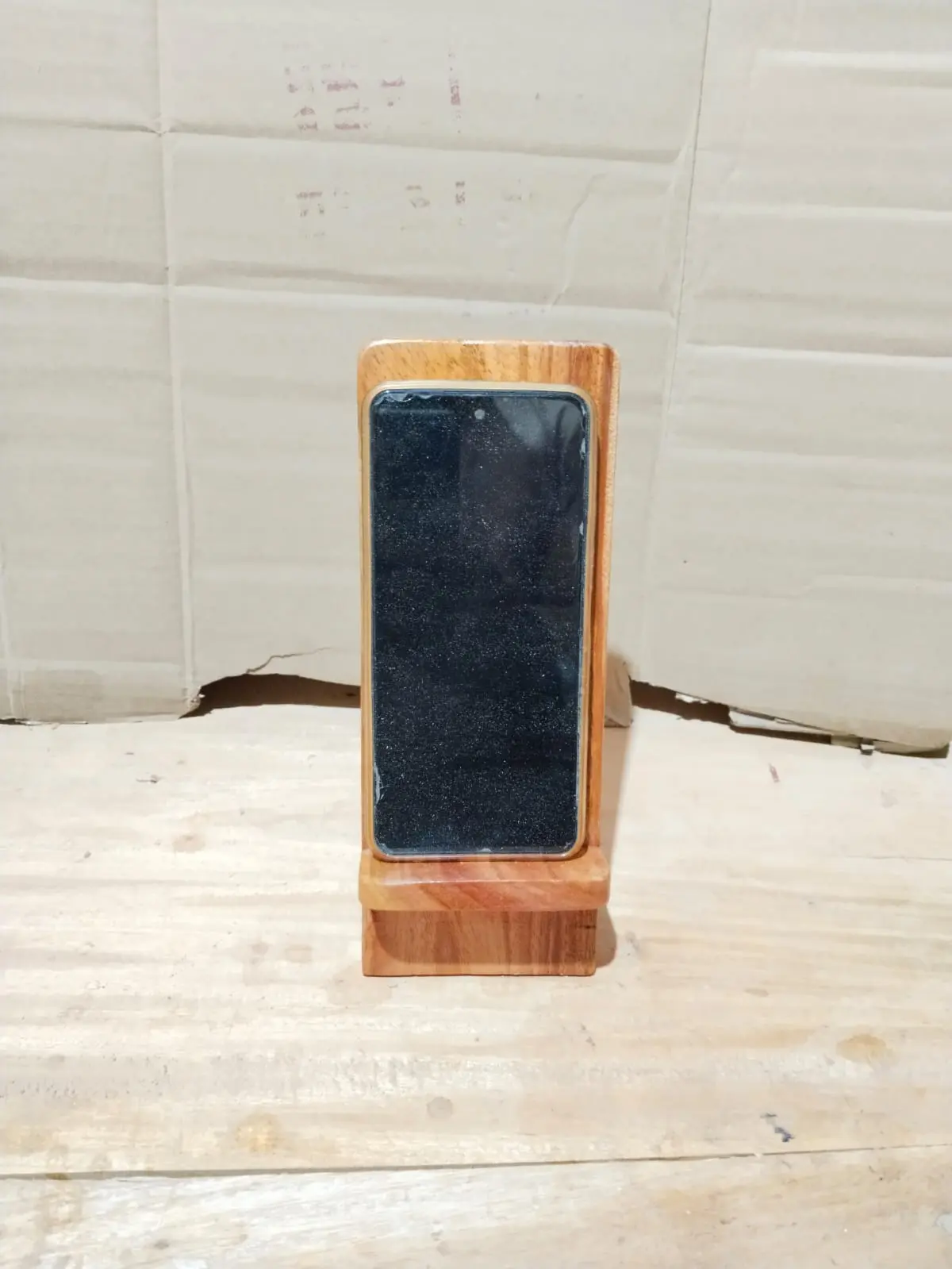 Picture of Wooden Phone Holder Stand Mobile Smartphone Support Tablet Stand-Multi design - Multicolor