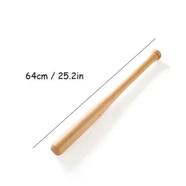 Picture of 24-Inch Mini Baseball Bats Wooden Craft Bats Perfect DIY Projects Painting Party Ball Sports Enthusiasts - Multicolor