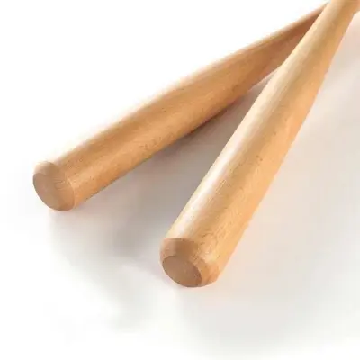 Picture of 24-Inch Mini Baseball Bats Wooden Craft Bats Perfect DIY Projects Painting Party Ball Sports Enthusiasts - Multicolor