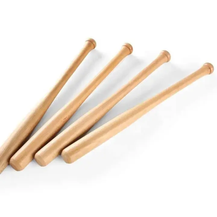 Picture of 24-Inch Mini Baseball Bats Wooden Craft Bats Perfect DIY Projects Painting Party Ball Sports Enthusiasts - Multicolor