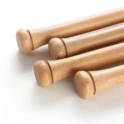 Picture of 24-Inch Mini Baseball Bats Wooden Craft Bats Perfect DIY Projects Painting Party Ball Sports Enthusiasts - Multicolor