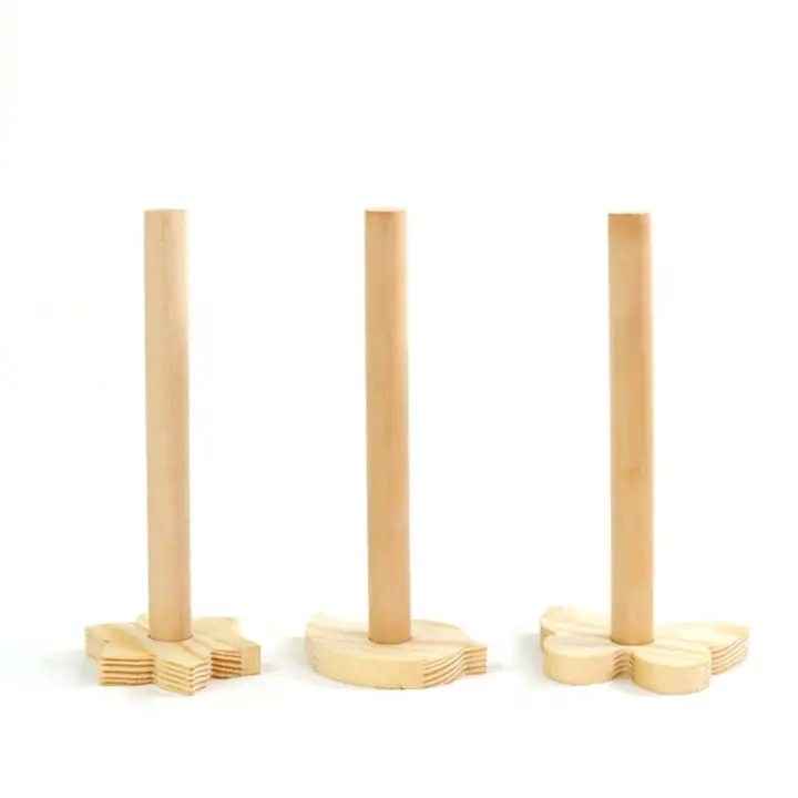 Picture of SLT New Wood Scrunchy Display Organizer Holder for Girls Room Decor ,wooden tissue holder butterfly shape - Multicolor