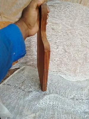 Picture of Wooden chopping /cutting board sissoo wood ( 8 inch by 16 inch) - Multicolor