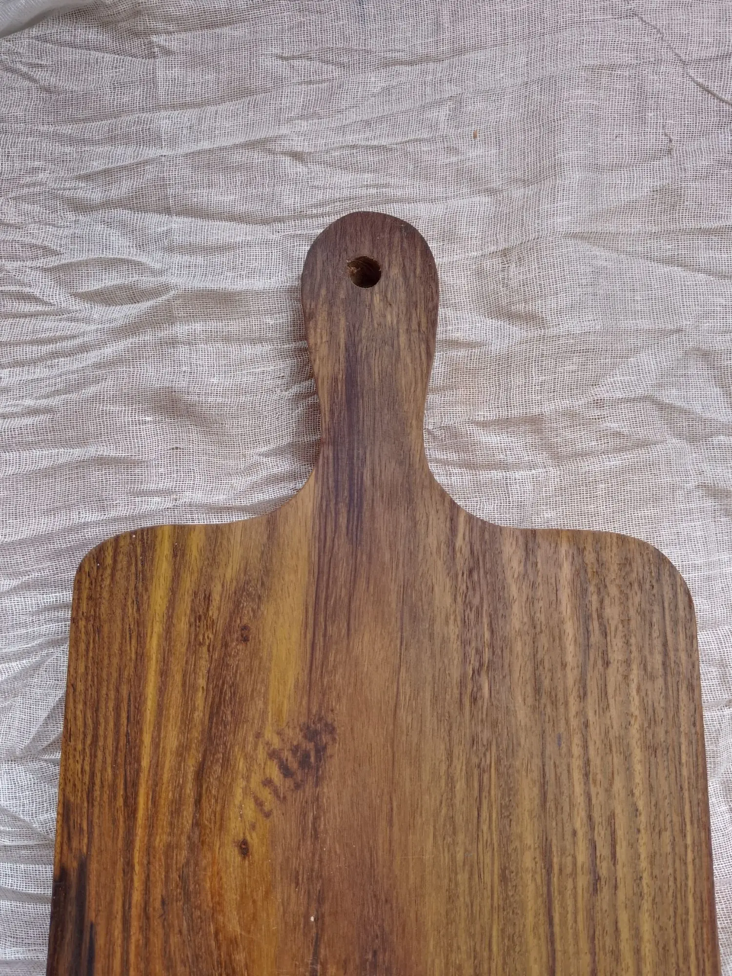 Picture of Wooden chopping /cutting board sissoo wood ( 8 inch by 16 inch) - Multicolor