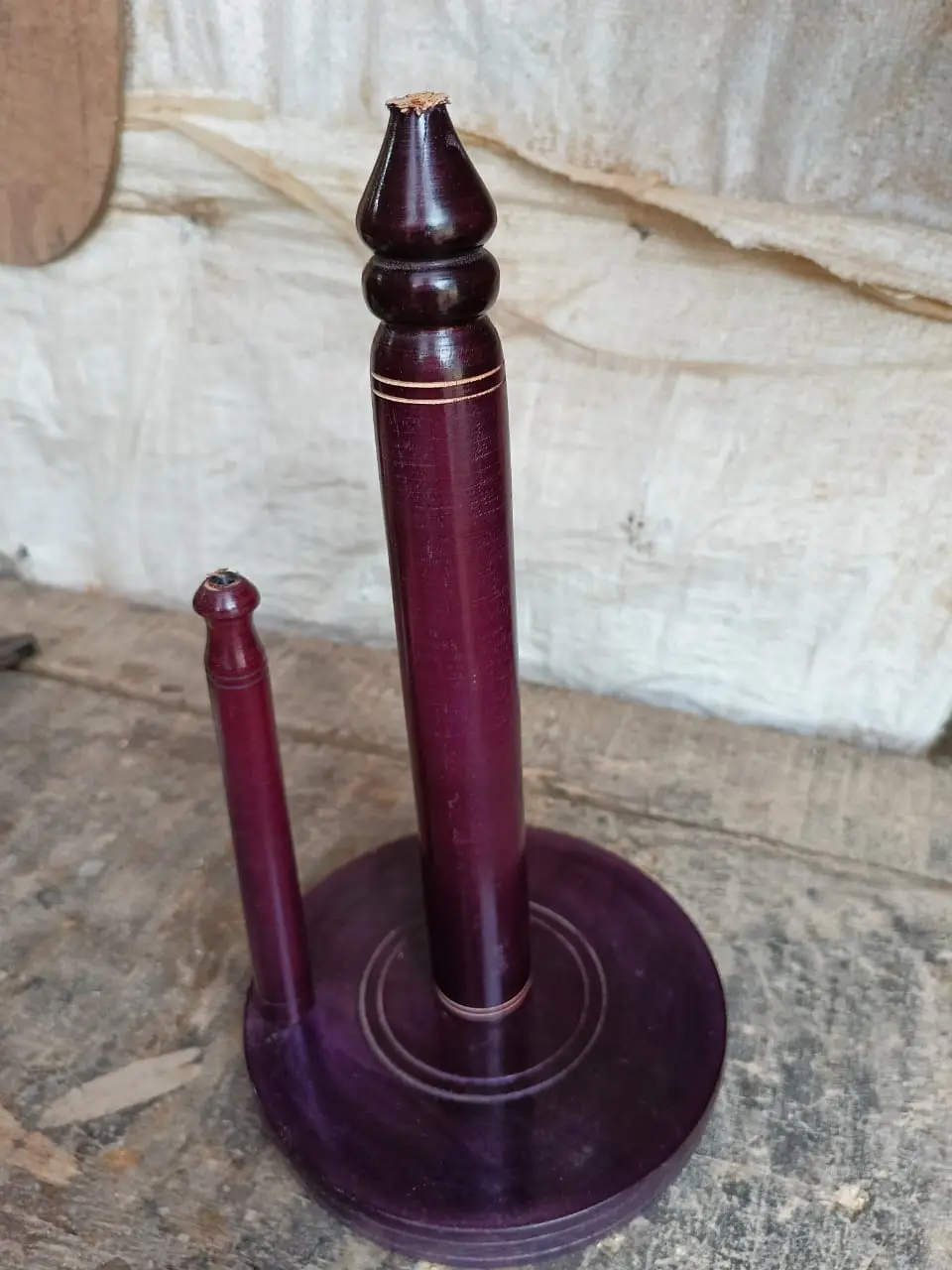 Picture of colorful brawn  color wooden napkin holder tissue holder ( two stick ) - Brown