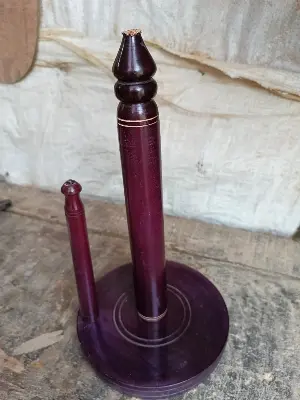 Picture of colorful brawn  color wooden napkin holder tissue holder ( two stick ) - Brown