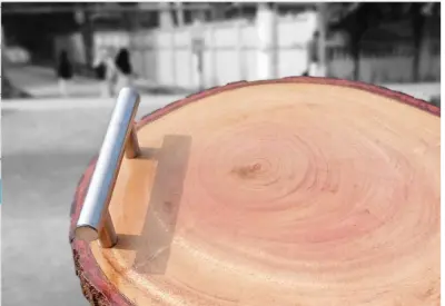 Picture of wooden  Colorful Flower Vase For hotel office and home decoration ( 22 inch )