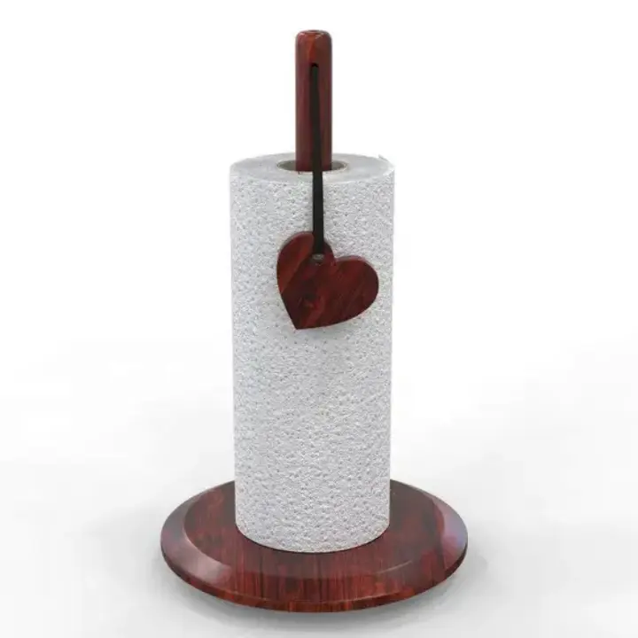 Picture of TIMBER ZONE  Handicrafts Compact Wooden Napkin Holder with Stylish Design - Multicolor