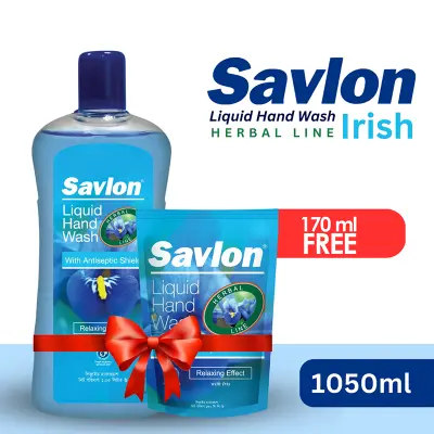 Picture of Savlon Hand Wash Iris 1000ml + 50ml Extra (Buy 1 get 170ml Irish Free)