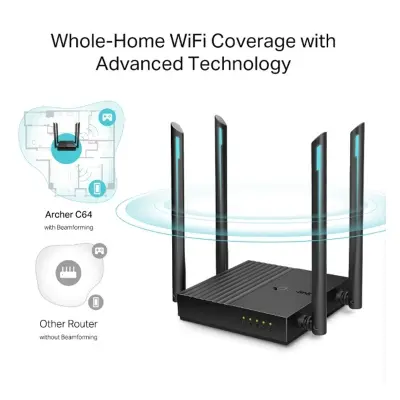 Picture of TP-Link Archer C64 AC1200 Wireless MU-MIMO Gigabit WiFi Router