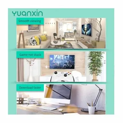 Picture of Yuanxin YWX-001 Cat-5E 1 Meter, Grey Network Cable # YWX-001