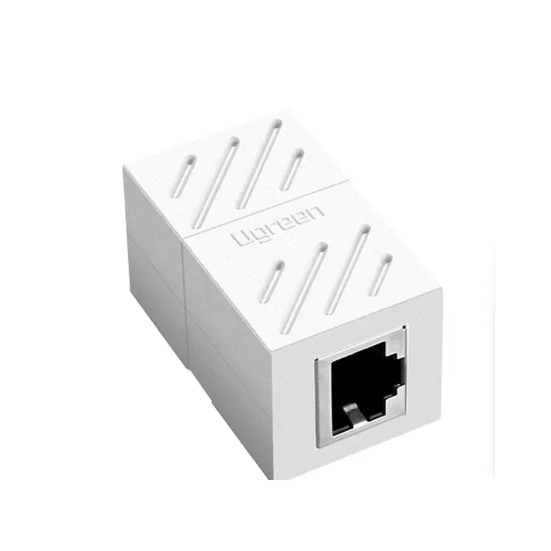 Picture of Ugreen NW114 (20311) CAT-7 RJ45 Female to Female Keystone Jack White Coupler #20311 (1 Pcs)