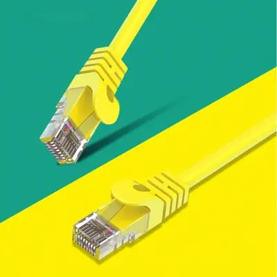 Picture of Yuanxin YWX-015 Cat-6 0.5 Meter Yellow Network Cable # YWX-015