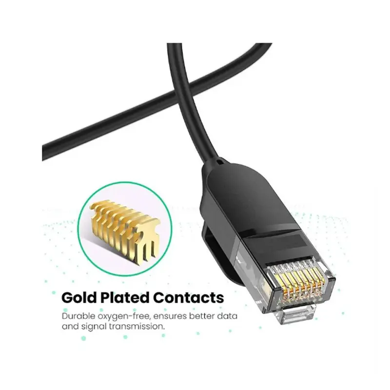 Picture of Ugreen 70653 Cat-6A, 3 Meter, Black Network Cable # 70653