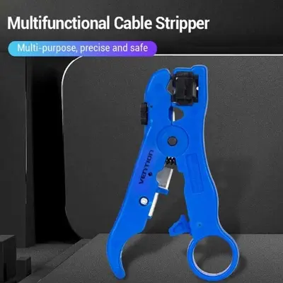 Picture of Vention KEBL0 Blue Coaxial Cable Stripper #KEBL0 Stripper