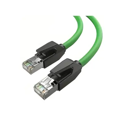 Picture of Vention IBPGI Cat-6A SFTP, 3 Meter, Green Network Cable #IBPGI Patch Cable