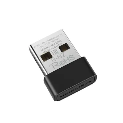 Picture of MERCUSYS MA20N AC650 Mbps Dual-Band Wi-Fi Nano USB Adapter
