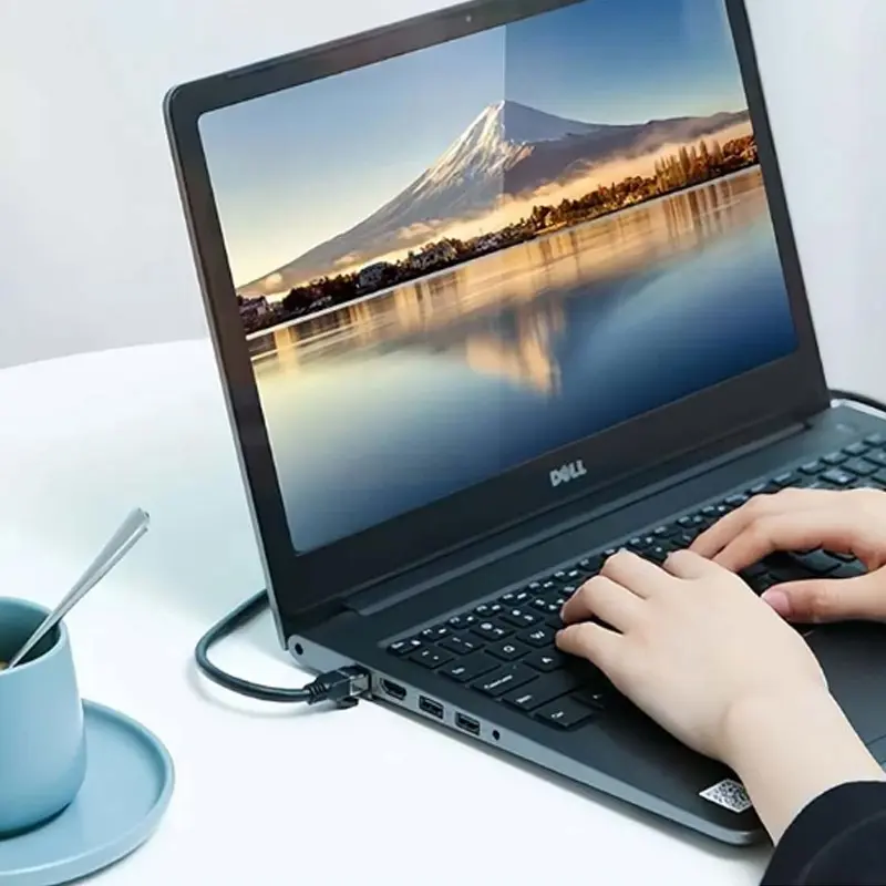 Picture of UGREEN NW101 (50196) Cat-6 U/UTP 10 Meter Black Network Cable #50196, Patch Cord