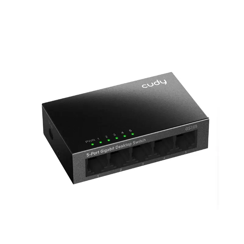 Picture of Cudy GS105 5 Port (5-Port 10/100/1000Mbps Ethernet) Unmanaged Gigabit Desktop Switch