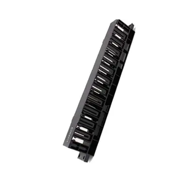 Picture of Vivanco 1U Horizontal Finger Duct Cable Management #VCCPCMP1