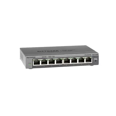 Picture of Netgear GS108E 8-Port Gigabit Plus Managed Desktop Switch