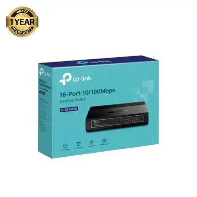 Picture of TP-Link TL-SF1016D Unmanaged 10/100M Switch - Black