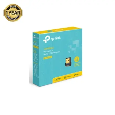 Picture of TP Link TL-WN725N 150 Mbps Wireless USB Adapter - Black