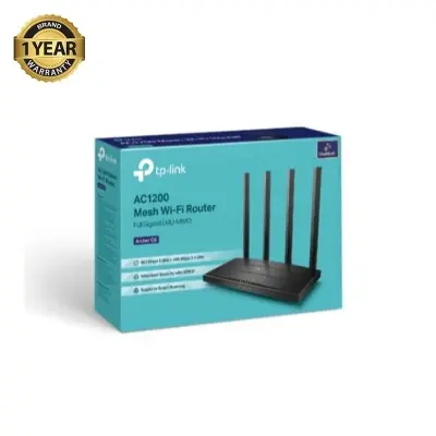 Picture of TP-Link Archer C6 V4 - Supports 802.11 AC Standard - Simultaneous 2.4GHz 400 Mbps - MU-MIMO Dual WiFi Router