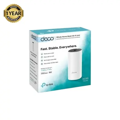 Picture of TP-Link Deco M4 AC1200 Whole Home Mesh Wi-Fi System 1 Pack - Covers up to 2,000 Square Feet