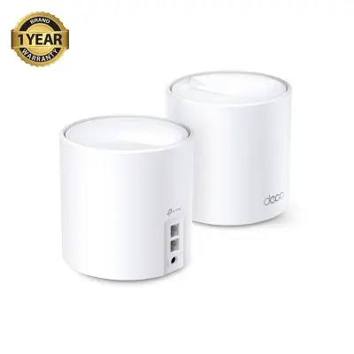 Picture of TP-Link Deco X50 2 Pack AX3000 Whole Home Mesh WiFi 6 System Covers up to 4,500 Sq.Ft Supports up to 150 devices with Gigabit ports