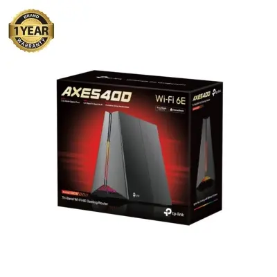 Picture of TP‑Link Archer GXE75 AX E5400 Tri‑Band Wi‑Fi 6E Gaming Router (Wi‑Fi up to 5400 Mbps, 2.5 Gbps WAN/LAN, 4× Gigabit LAN, USB 3.0, HomeShield Security, Game Panel, EasyMesh / Mesh Ready)