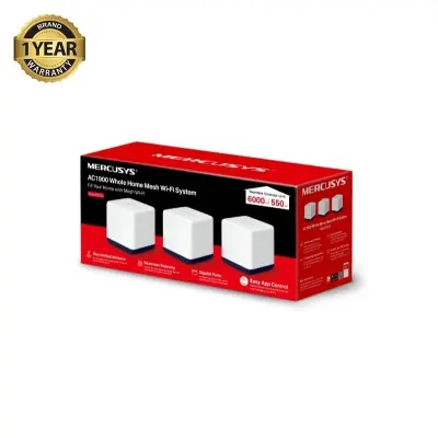 Picture of Mercusys Halo H50G AC1900 Whole Home Gigabit Mesh Wi-Fi System 3 Pack