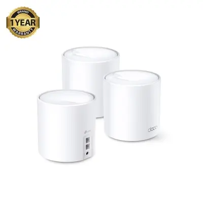 Picture of tp-link deco x20 ax1800 whole home mesh wi-fi 6 system (3 pack)