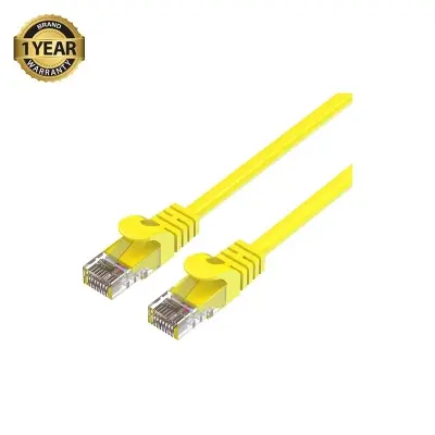 Picture of Yuanxin YWX-015 Cat-5E 0.5 Meter, Yellow Network Cable # YWX-015