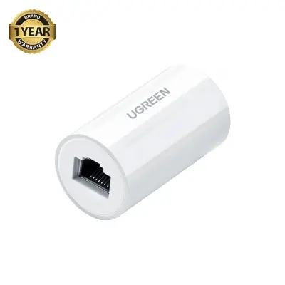Picture of Ugreen NW116 (20391) Anti Thunder White RJ45 (Female to Female) Ethernet Connector #20391