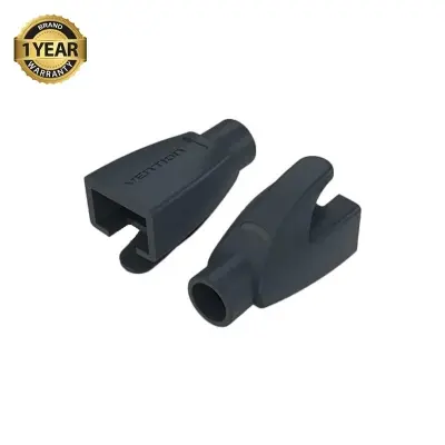 Picture of Vention IODB0-50 RJ45 Black Strain Relief Boots # IODB0-50 (50 pcs)