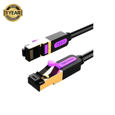 Picture of Vention ICDBG Cat-7 SFTP, 1.5 Meter, Black Network Cable #ICDBG Patch Cable