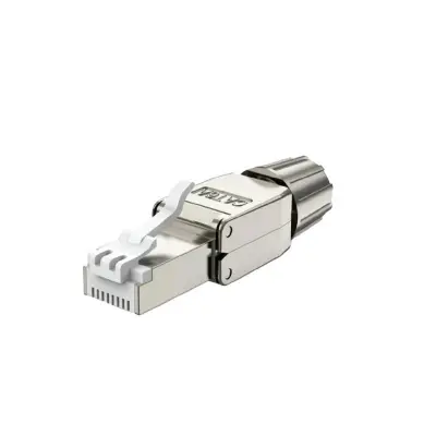 Picture of Safenet CAT-6A Shielded Toolless RJ45 Connector #46-4002WT