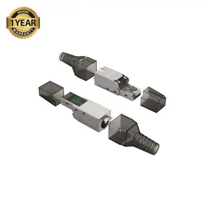 Picture of Vention IDIH0 Cat 6A FTP Gray Toolless RJ45 Modular Plug #IDIH0